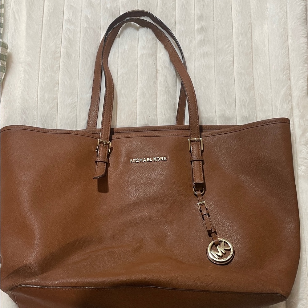Michael Kors Tan Leather Tote